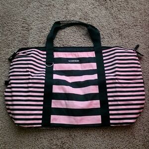Victoria's Secret Pink and Black Travel Bag